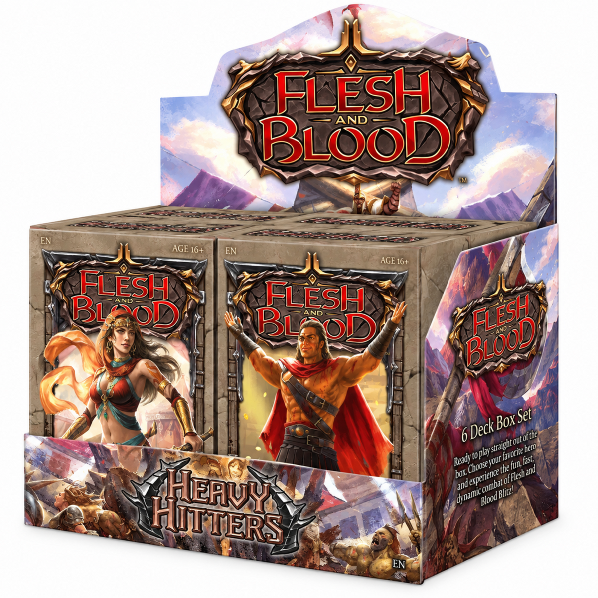 Flesh and Blood – Heavy Hitters Blitz Deck Display