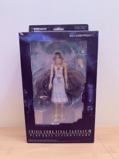 Crisis Core Final Fantasy VII Aerith Gainsborough – Play Arts Action Figure - pre-owned collectible