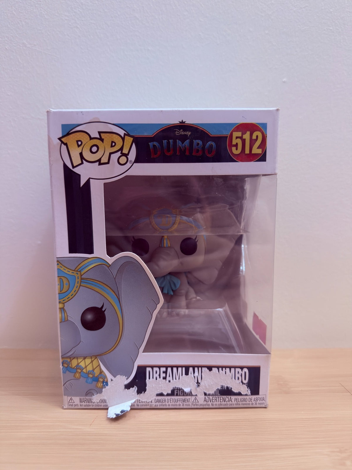 Disney Dreamland Dumbo Funko Pop! #512 Walmart Exclusive – Heavily Damaged Box - pre-owned collectible