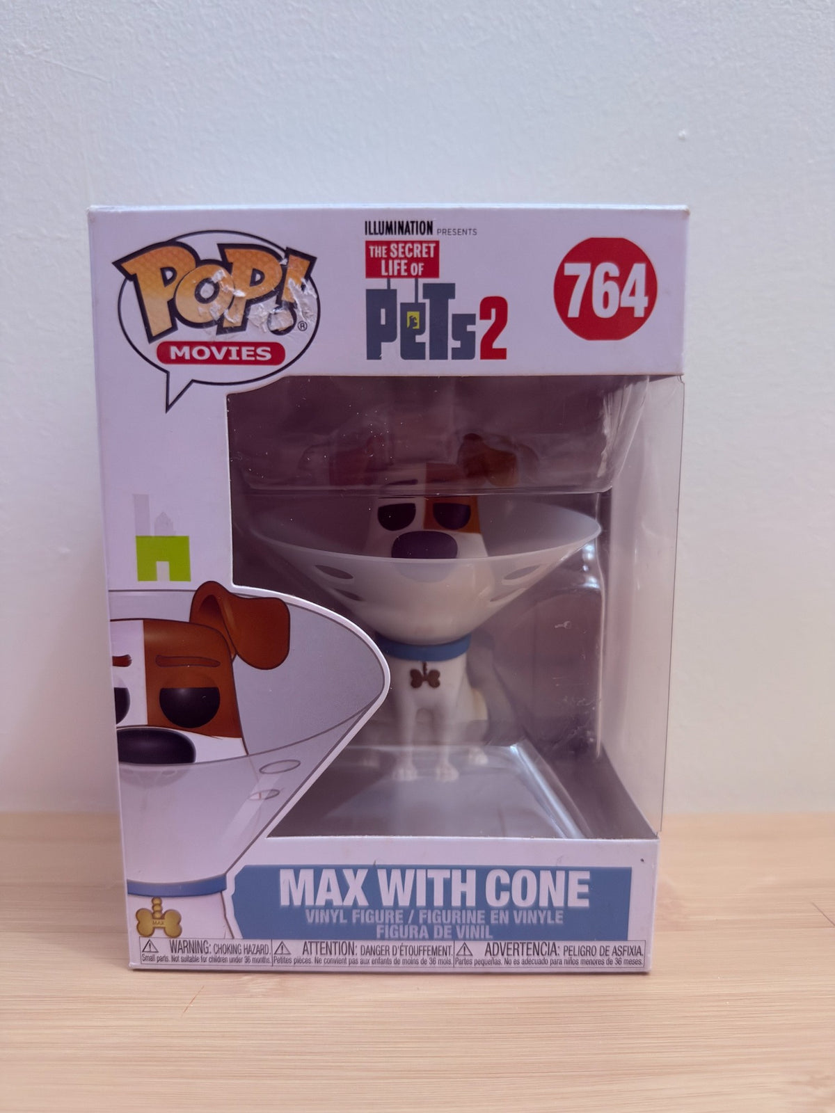 The Secret Life of Pets 2 Max with Cone Funko Pop! #764 – Boxed - pre-owned collectible