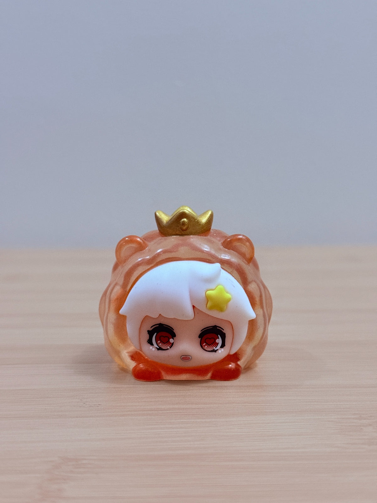Unverified Translucent Crowned Chibi Mini Figure | Loose - pre-owned collectible