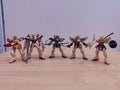 Mobile Suit Gundam Wing Mini Figure Lot – 5 Loose Figures - pre-owned collectible