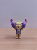 Cat Character with Purple Star Mittens Mini Figure – Loose - pre-owned collectible