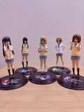 K-ON! Character Figure Set – Yui, Mio, Mugi, Ritsu & Azusa - pre-owned collectible
