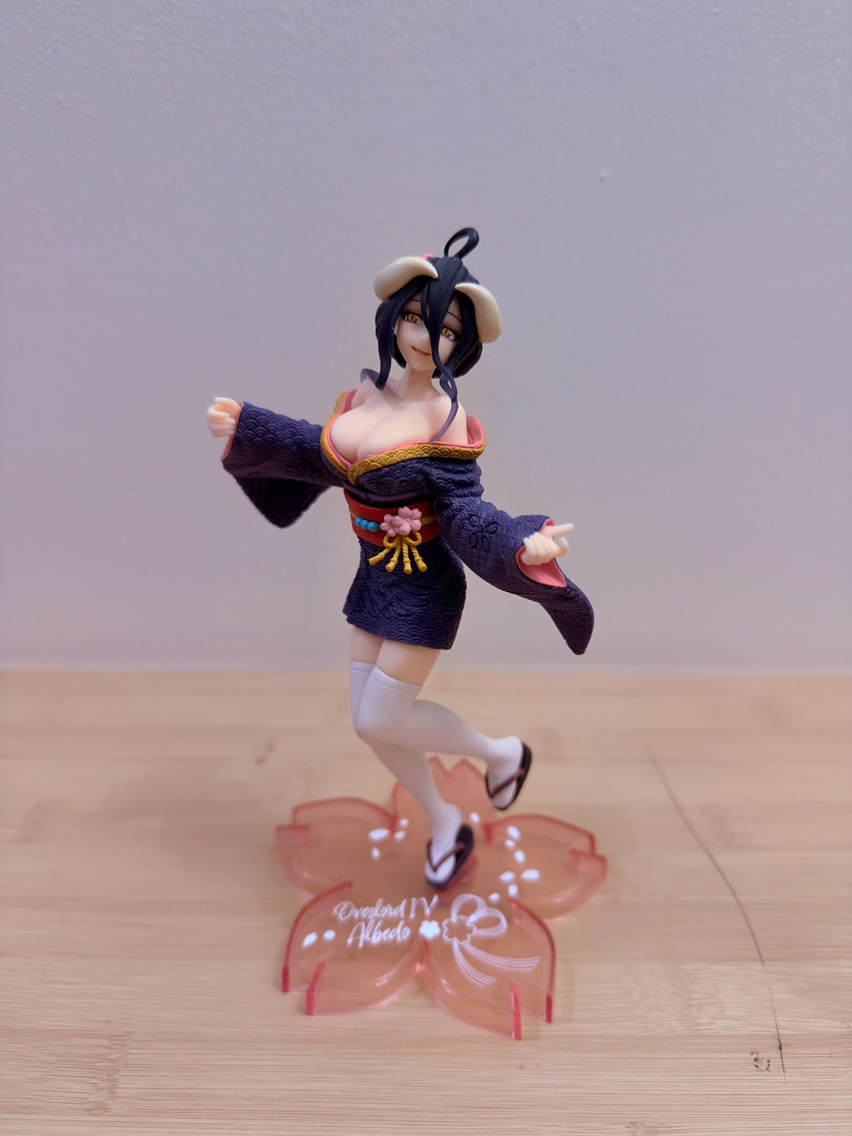 Overlord IV Albedo Coreful Sakura Kimono Ver. – Taito - pre-owned collectible