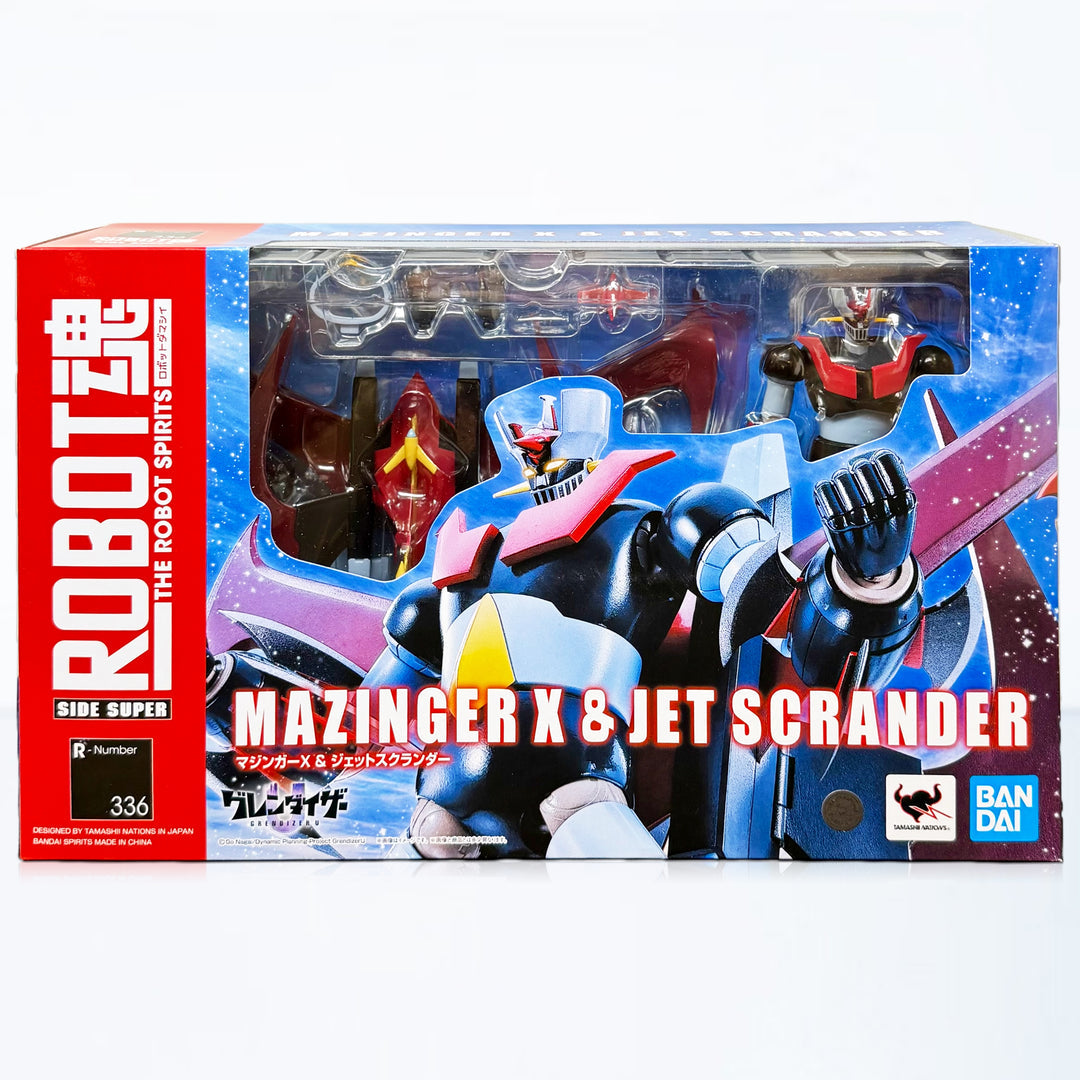 THE ROBOT SPIRITS <SIDE SUPER> Mazinger X & Jet Scrander X – Bandai Spirits
