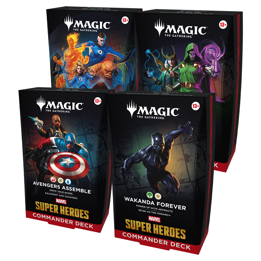 Magic: The Gathering – Marvel Super Heroes Commander Deck Display