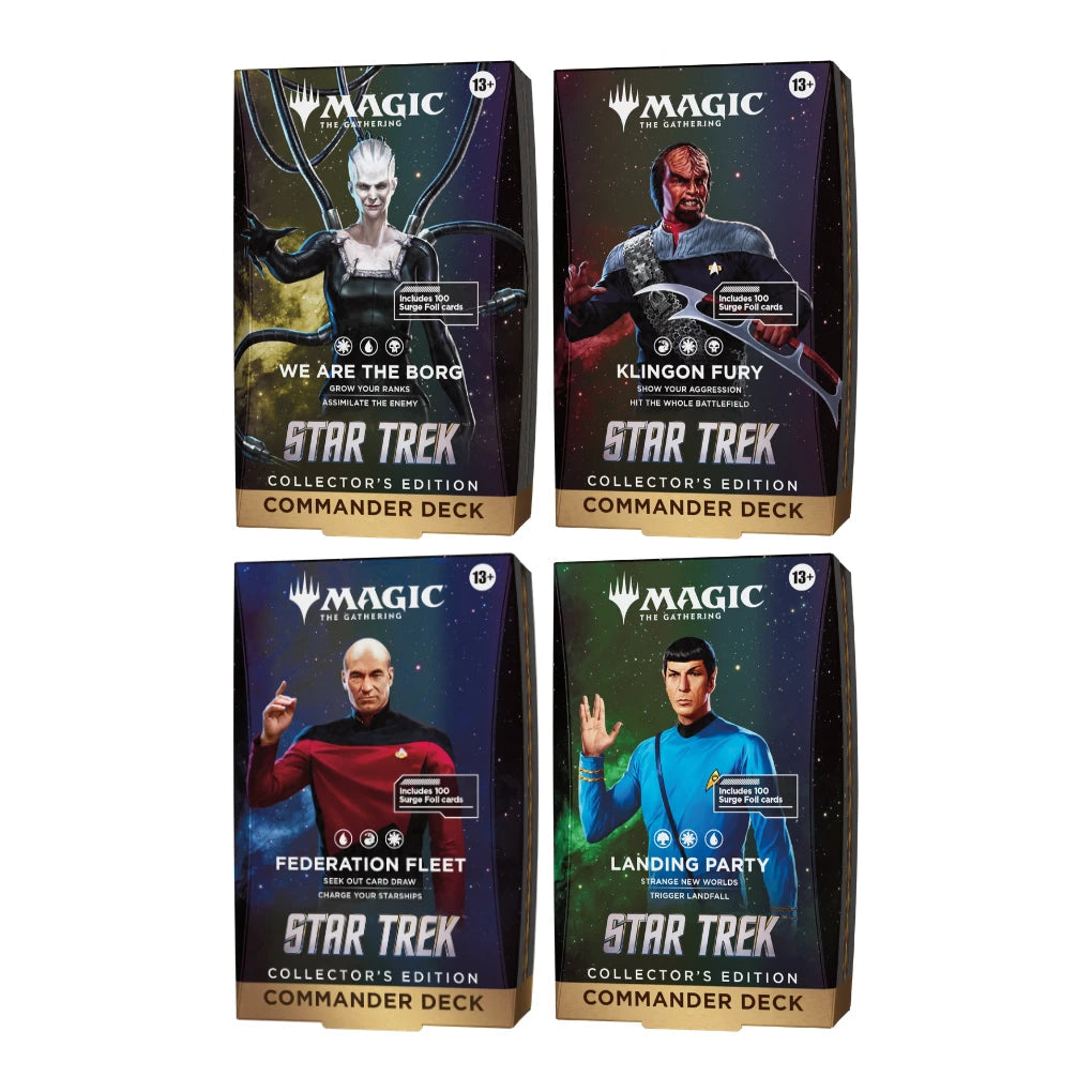 Magic: The Gathering – Star Trek Collector Commander Deck Display