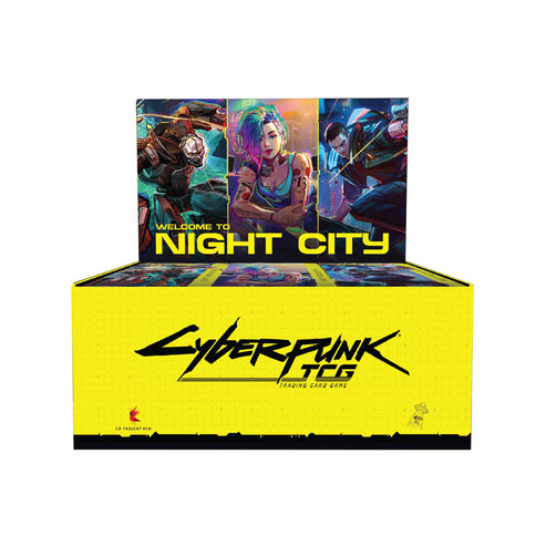 Cyberpunk TCG – Welcome to Night City Retail Booster Display